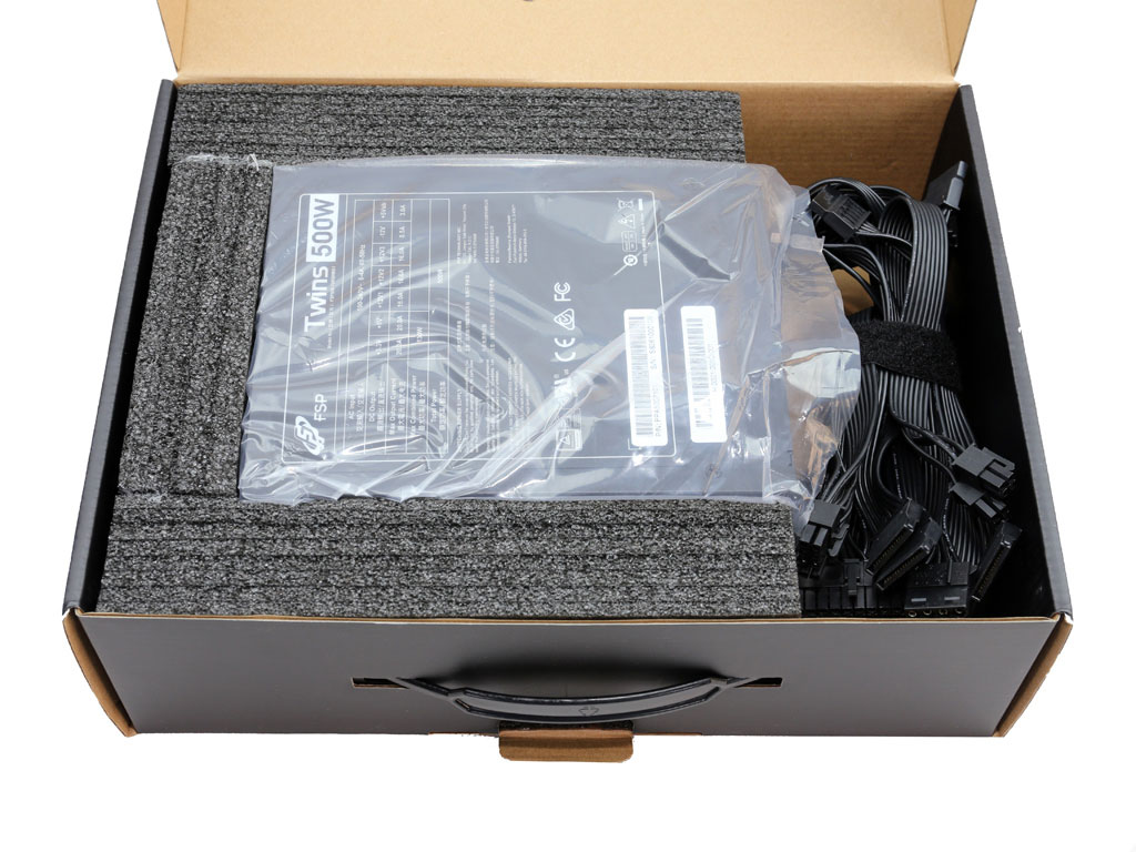 FSP Twins 500 W Redundant PSU Review - Packaging, Contents & Exterior ...
