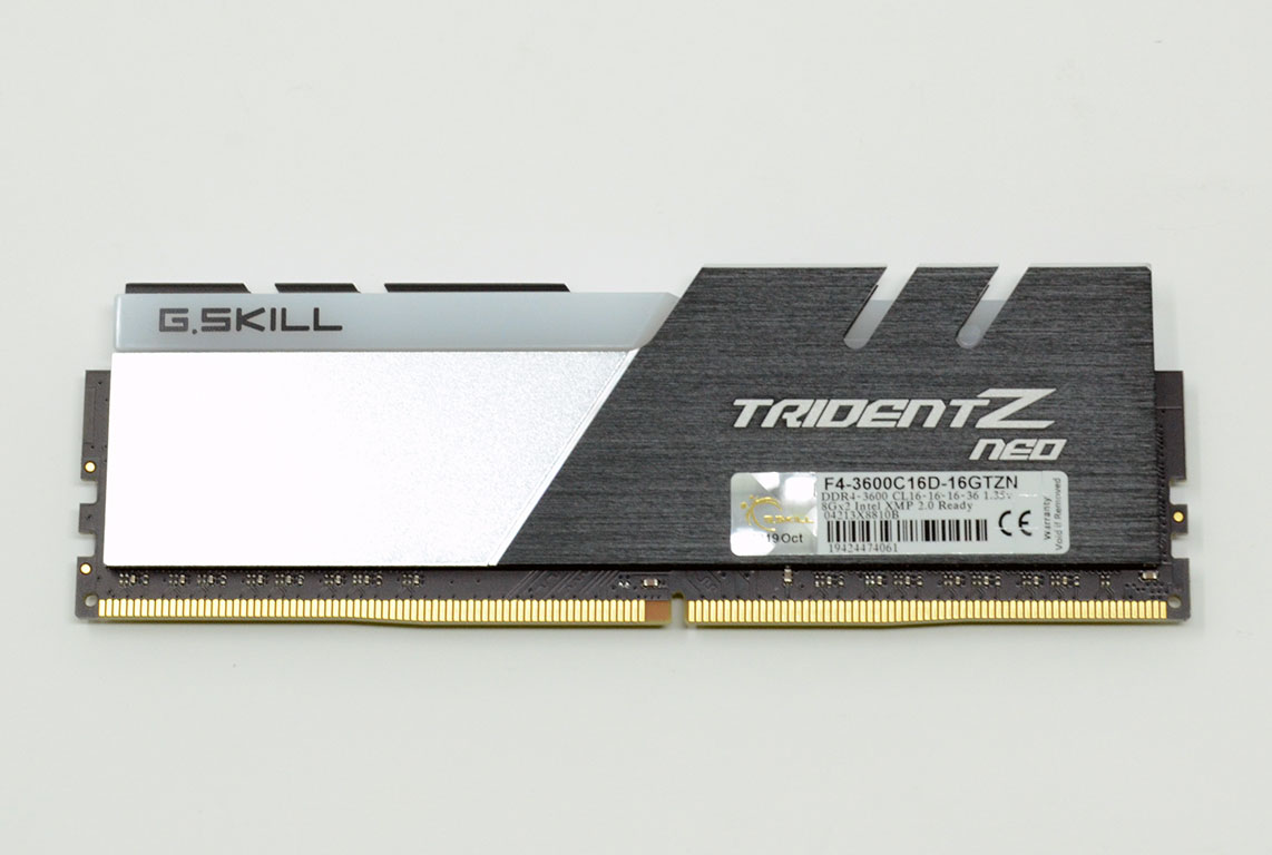 G.SKILL Trident Z Neo DDR4-3600 MHz CL16 2x8 GB Review - A Closer 