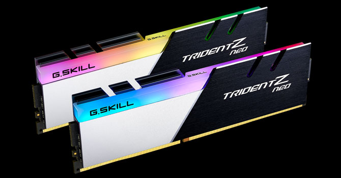 RAM G.Skill Trident Z Neo 16 Go (2x 8 Go) DDR4 3600 MHz CL16 - PCSTORE MAROC