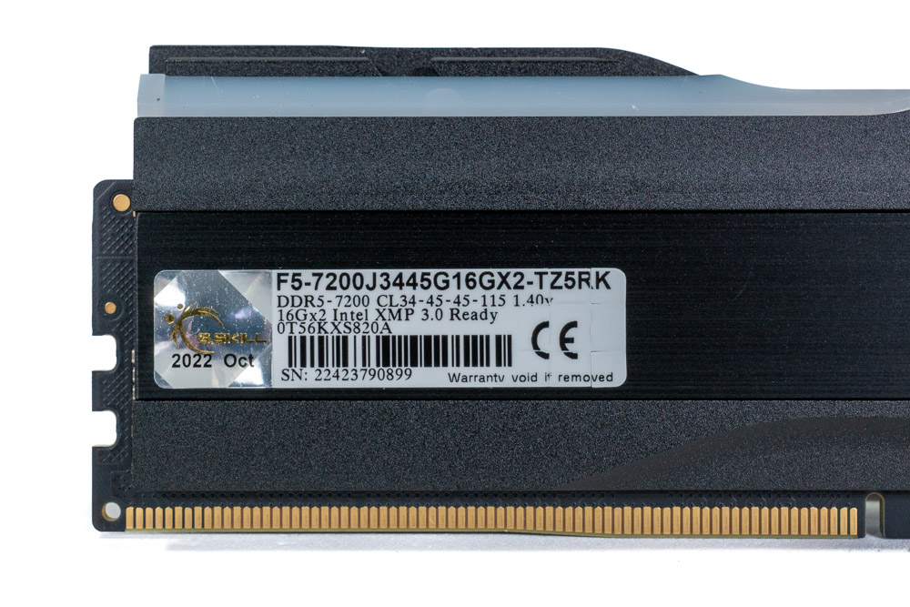 G.Skill F5-7200J3445G16GX2-TZ5RK memory module 32 GB 2 x 16 GB DDR5 7200 MHz