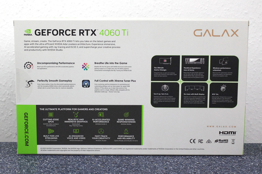 Galax GeForce RTX 4060 Ti EX White Review - Pictures & Teardown