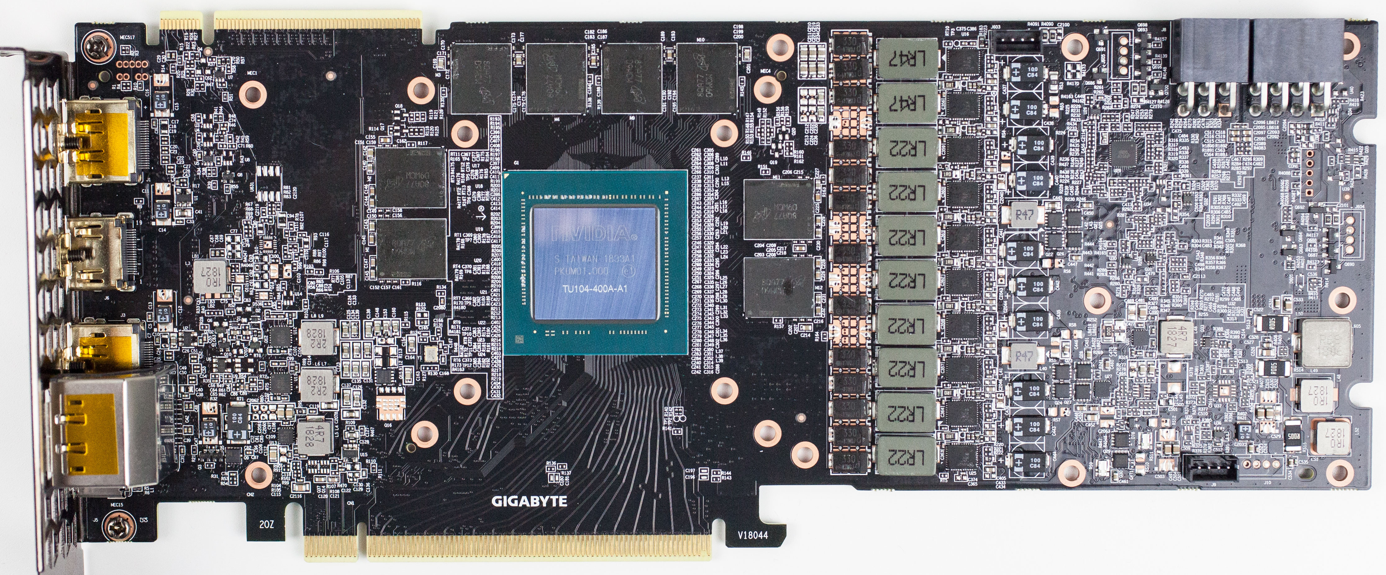 Monarch underjordisk kondom Gigabyte GeForce RTX 2080 Gaming OC 8 GB Review - Circuit Board Analysis |  TechPowerUp