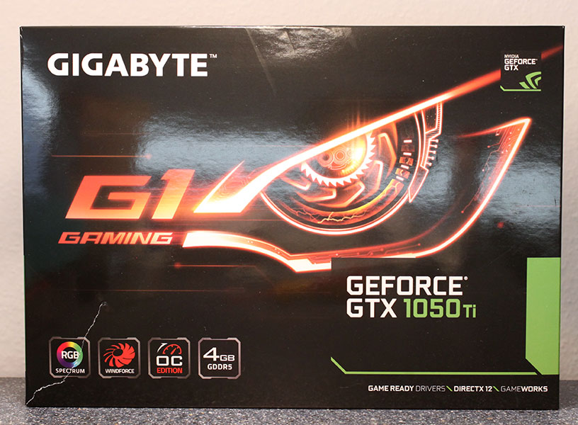 Gigabyte GTX 1050 Ti G1 Gaming 4 GB Review - Packaging & Contents ...