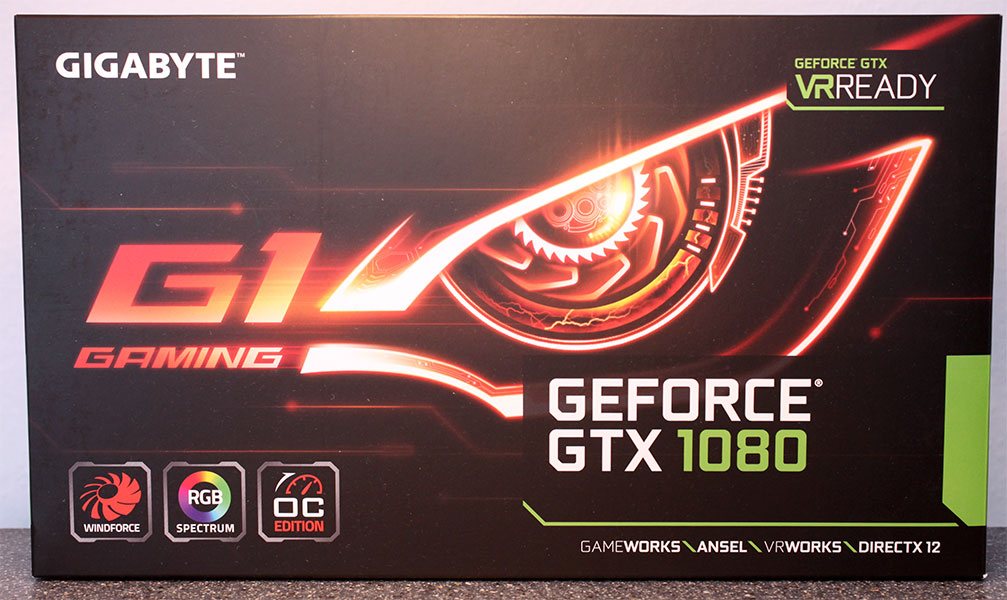 Gigabyte GTX 1080 G1 Gaming 8 GB Review - Packaging & Contents ...