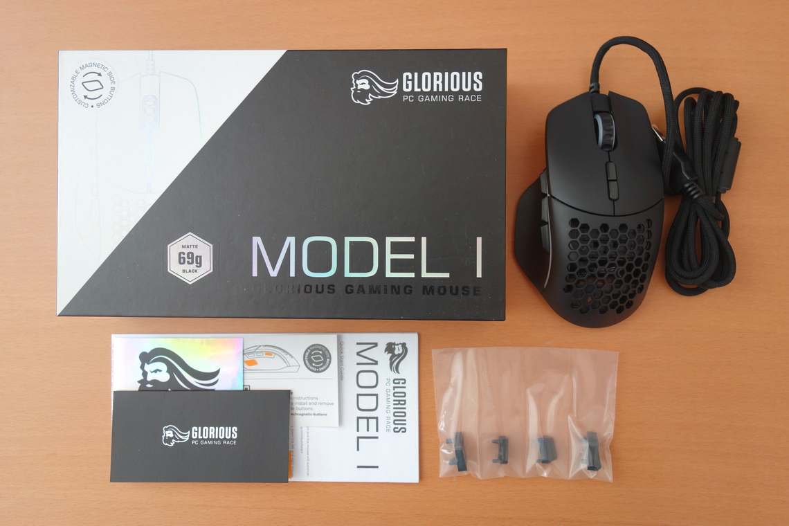 Glorious Model I Gaming Mouse Review - Packaging, Weight & Feet