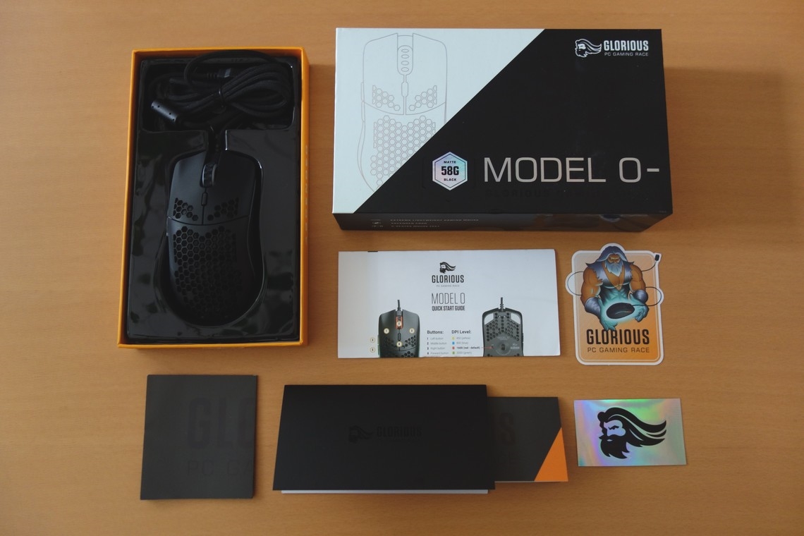 Glorious Model O Review Packaging Weight Cable Feet Techpowerup