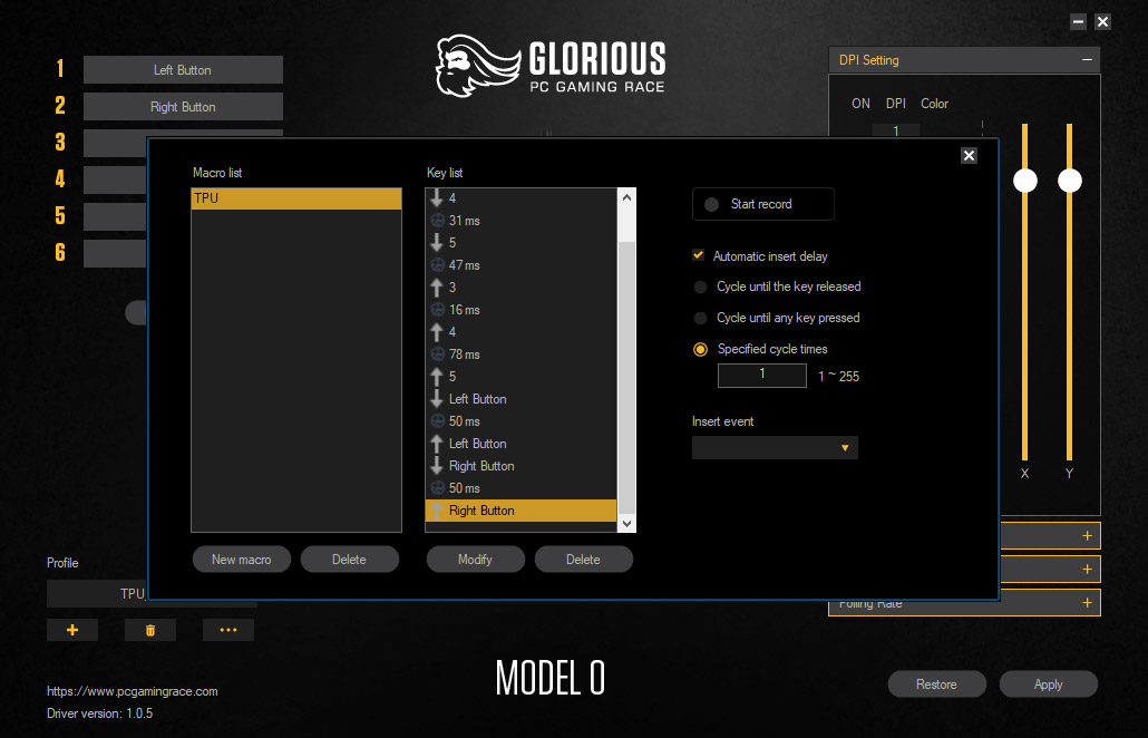 Glorious Model O Mouse Review Software Lighting Techpowerup