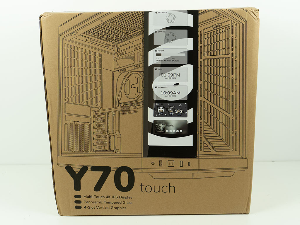 HYTE Y70 Touch Review - Packaging & Contents