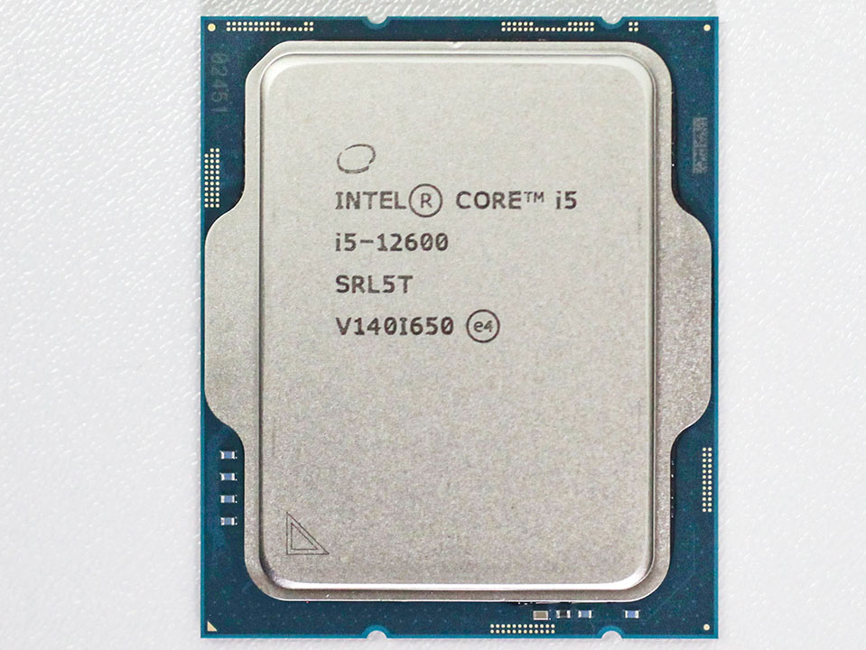 未使用　Intel Core i5-12600(3.3GHz) Box　NO.2
