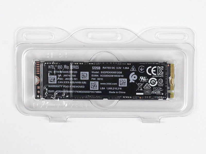 Ssd intel 760p hotsell