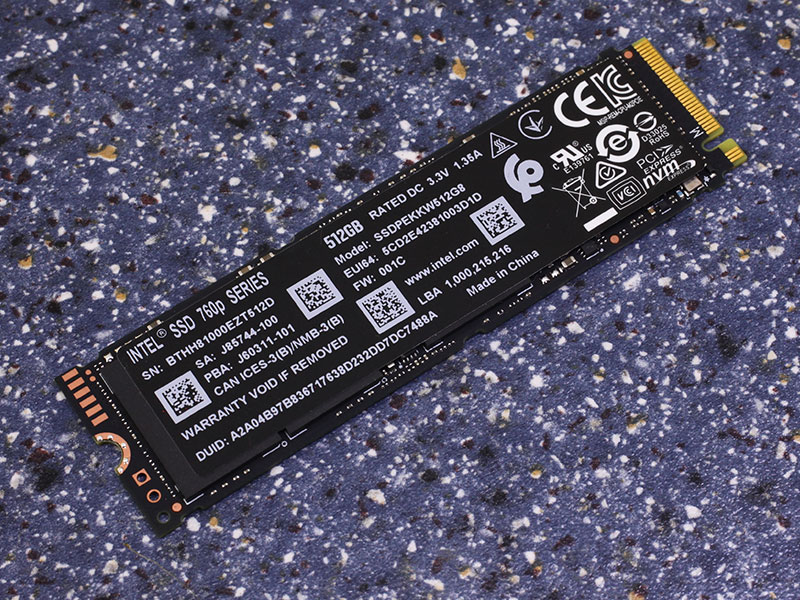 Intel SSD 760p 512 GB Packaging Drive | TechPowerUp