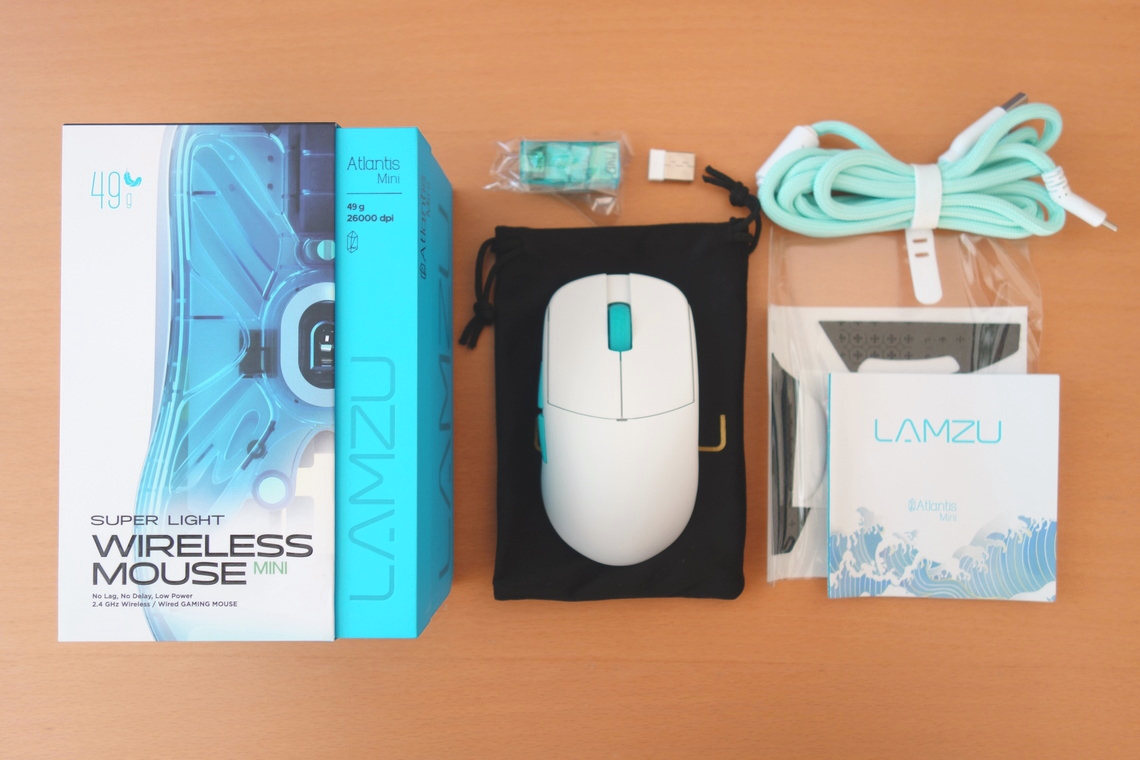 LAMZU Atlantis Mini Review Packaging, Weight & Feet TechPowerUp