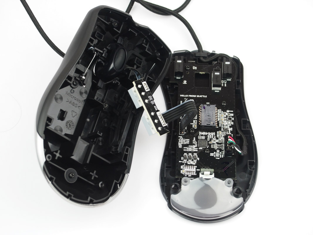 Feet Microsoft Pro TechPowerUp Mouse Review | - Buttons, IntelliMouse & Disassembling