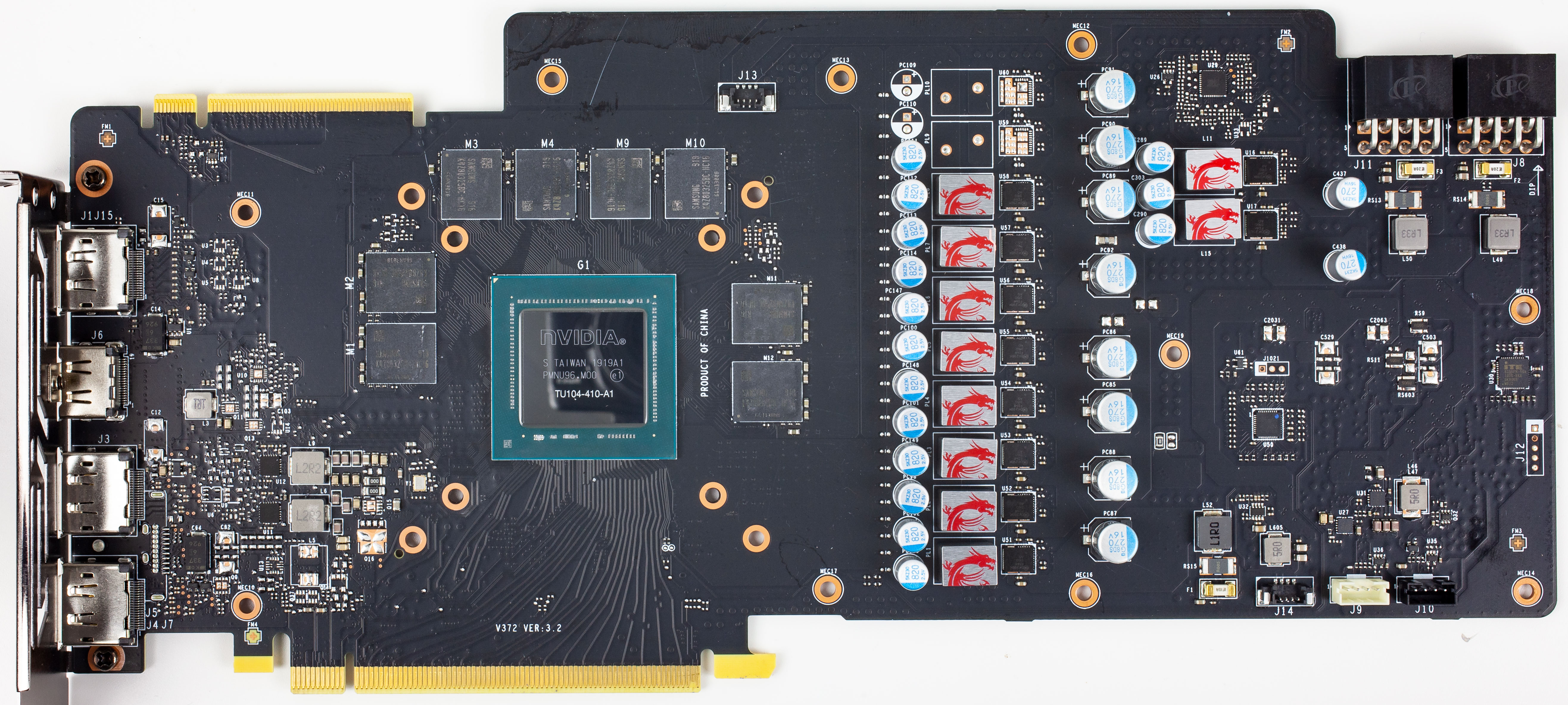 MSI GeForce RTX 2070 Gaming Z Trio Review - Circuit Board Analysis | TechPowerUp