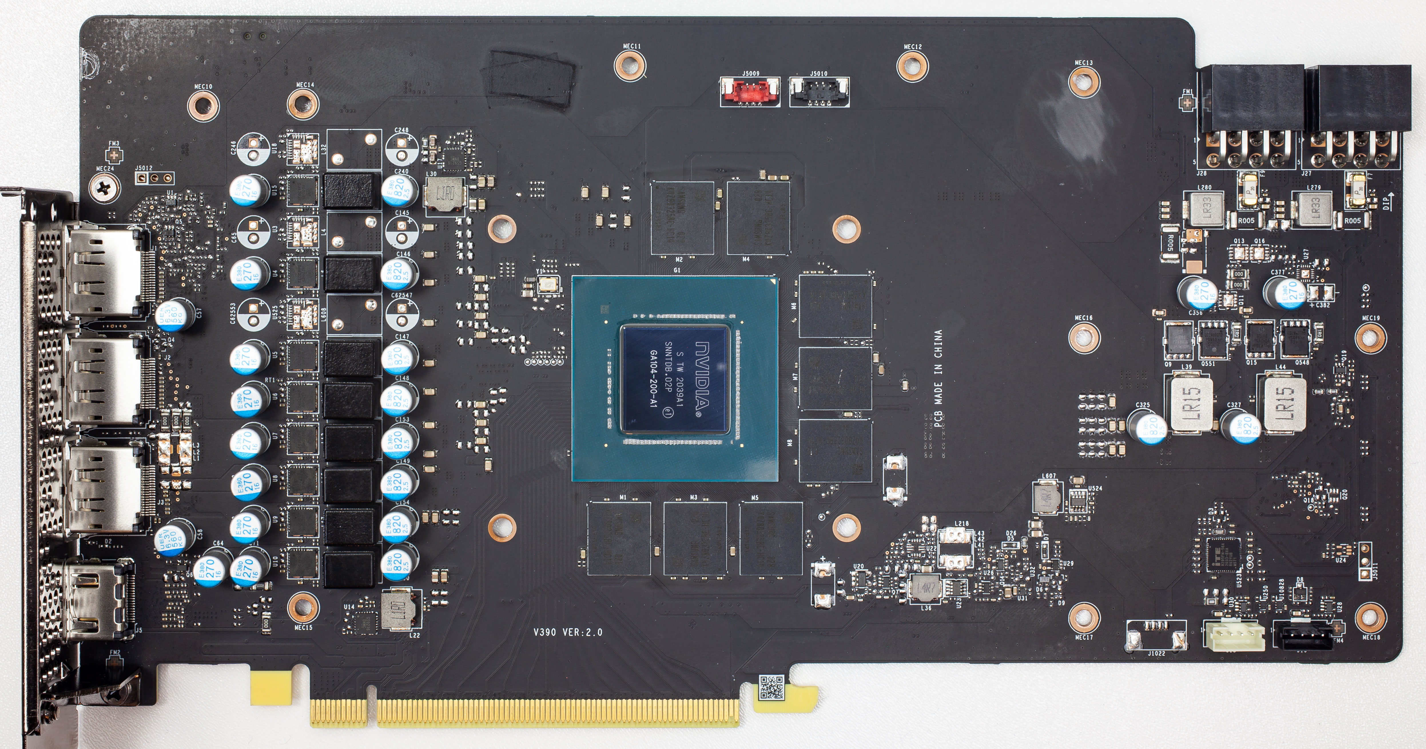 MSI GeForce RTX 4060 Ti Gaming X Trio Review - Circuit Board Analysis