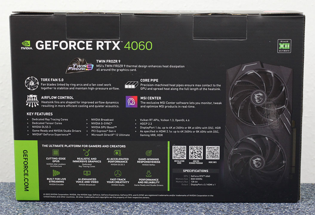 MSI GeForce RTX 4060 Gaming X Review - Pictures & Teardown