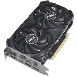 MSI Gaming GeForce RTX 4060 8GB GDRR6 128-Bit HDMI/DP Nvlink TORX Fan 4.0  Ada Lovelace Architecture Graphics Card (RTX 4060 Ventus 2X Black 8G OC)