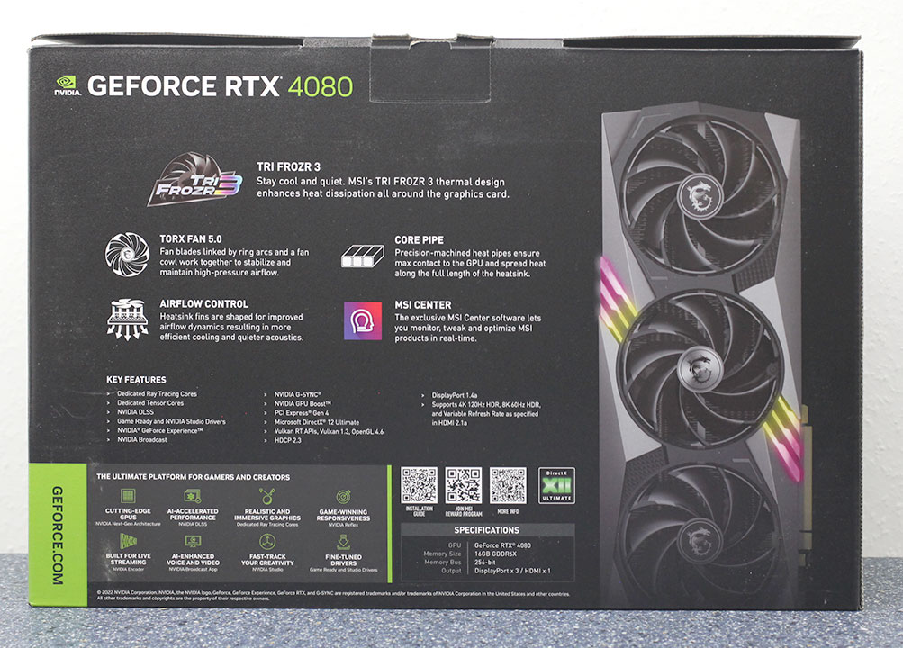 MSI GeForce RTX 4080 Gaming X Trio Review - Pictures & Teardown