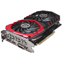 msi GTX1050 2GB gaming x