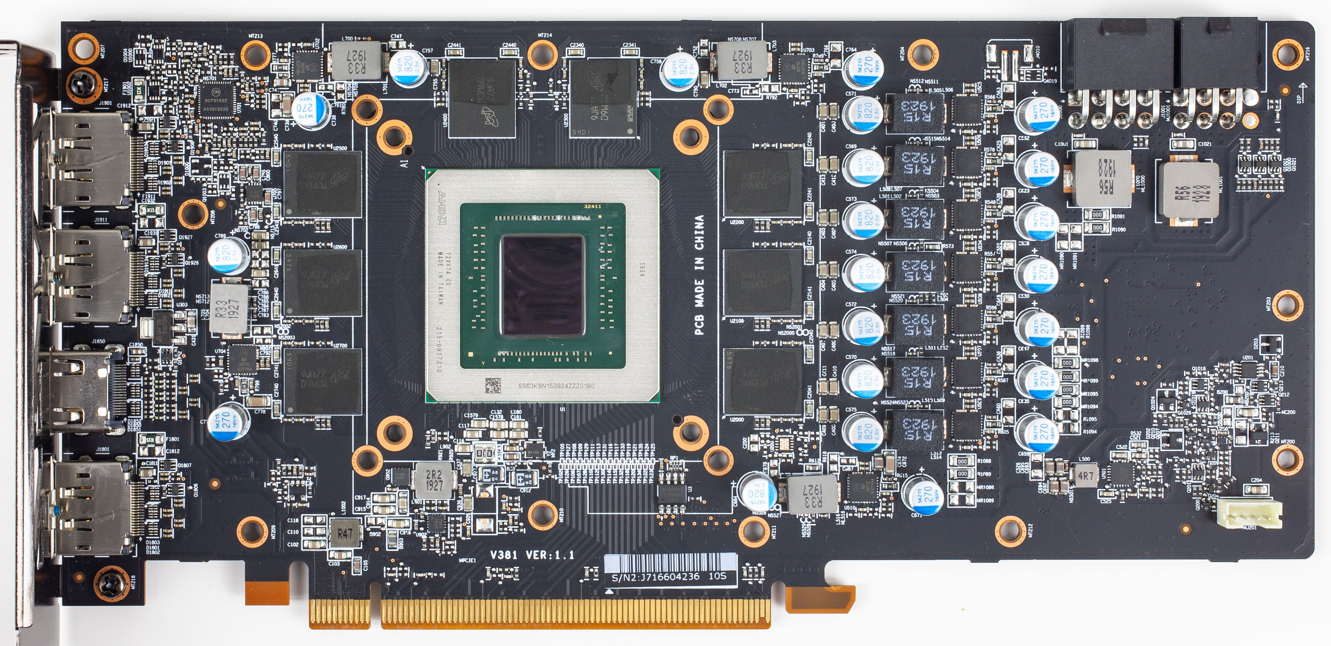 MSI Radeon RX 5700 XT Evoke Review Circuit Board Analysis TechPowerUp