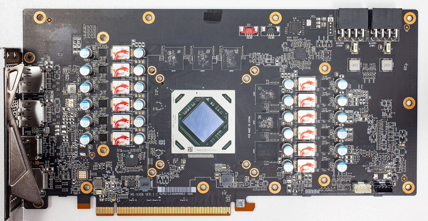 MSI Radeon RX 6700 XT Gaming X Review - Circuit Board Analysis