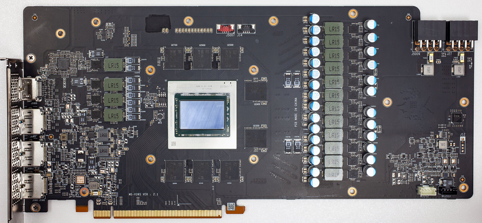 MSI Radeon RX 6800 XT Gaming X Trio Review - Circuit Board