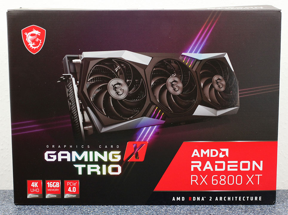 MSI RX 6800XT Gaming X Trio 16 GB Review - Sanity on silent soles