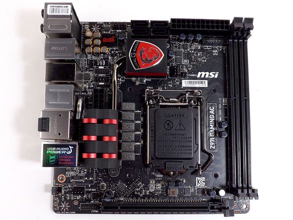 Tåget Bær Beregning MSI Z97I GAMING AC (Intel LGA 1150) Review - The Board - Layout |  TechPowerUp