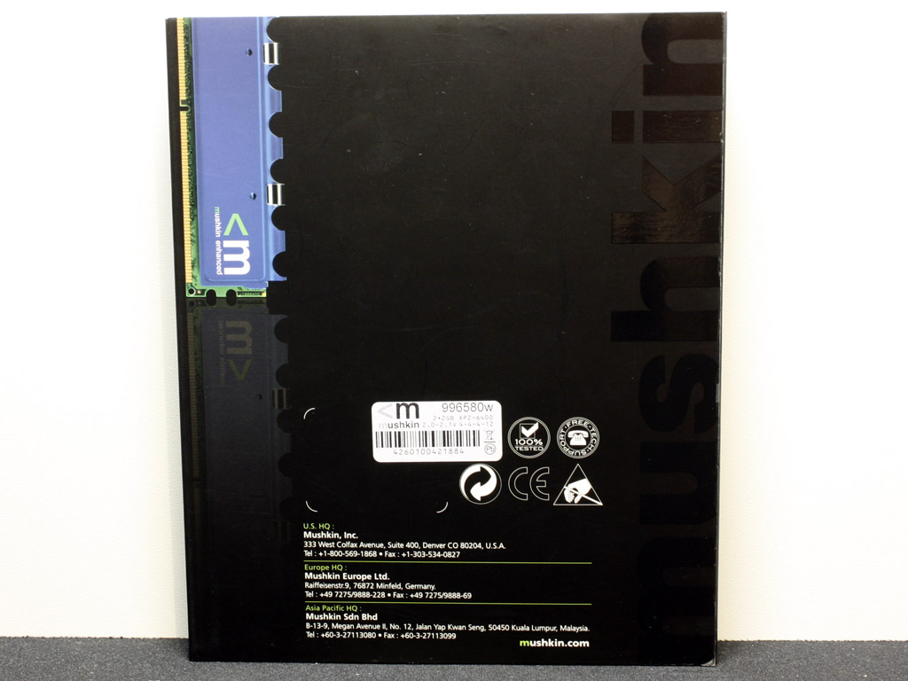 Mushkin XP2-6400 4GB CL4 Kit Review | TechPowerUp