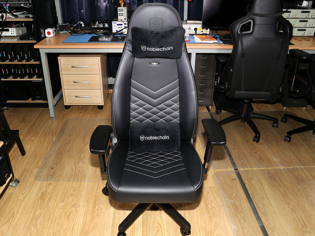 noblechairs icon pu faux leather chair review  techpowerup