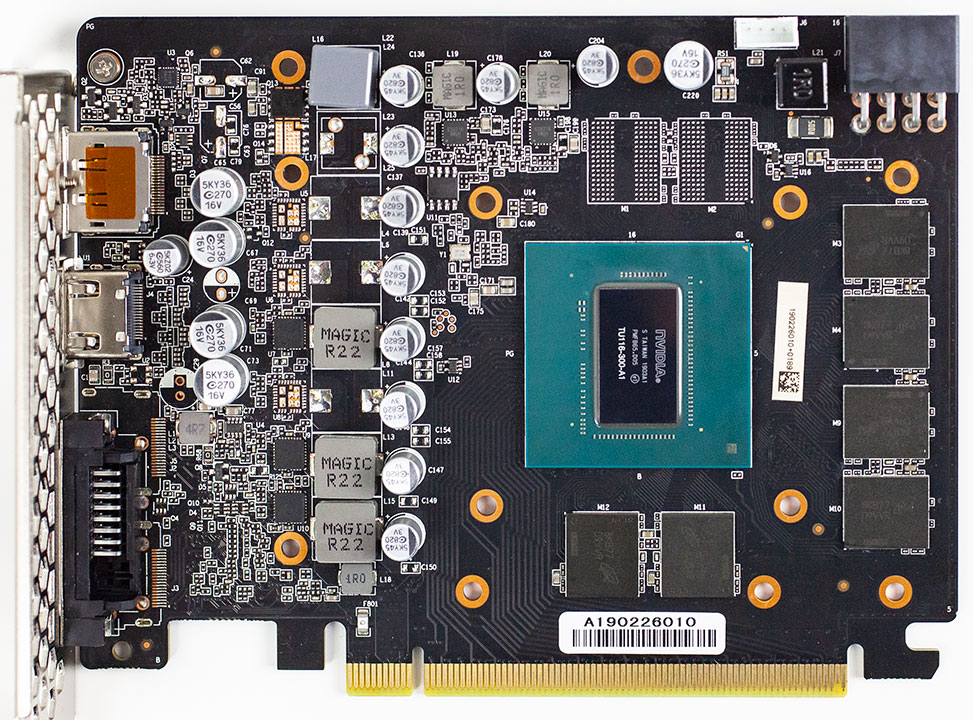 Palit GeForce GTX 1660 StormX OC 6 GB Review - Circuit Board Analysis |  TechPowerUp