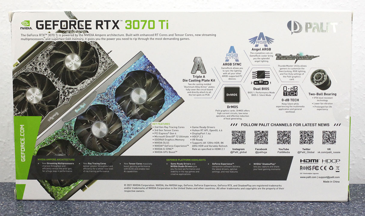 Palit GeForce RTX 3070 Ti GameRock OC Review - Pictures & Teardown 