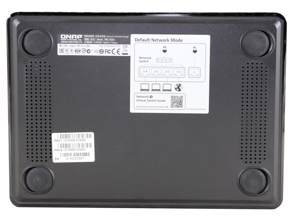 QNAP TBS-453A M.2 SSD NASbook 0TB NAS-server (TBS-453A-8G)
