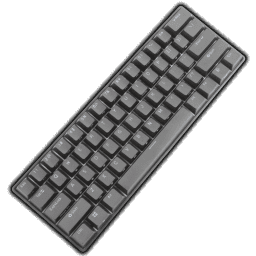 Ranked N60 Nova 60% Form Factor | Hot Swappable Mechanical Gaming Keyboard  | 61 Keys Multi Color RGB LED Backlit for PC/Mac Gamer (White, Gateron Pro