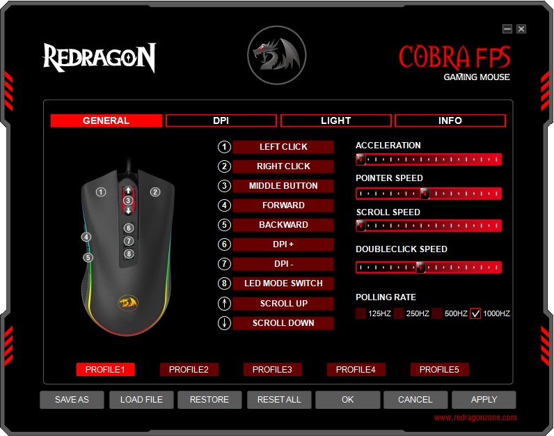 redragon m711 cobra gaming mouse software download