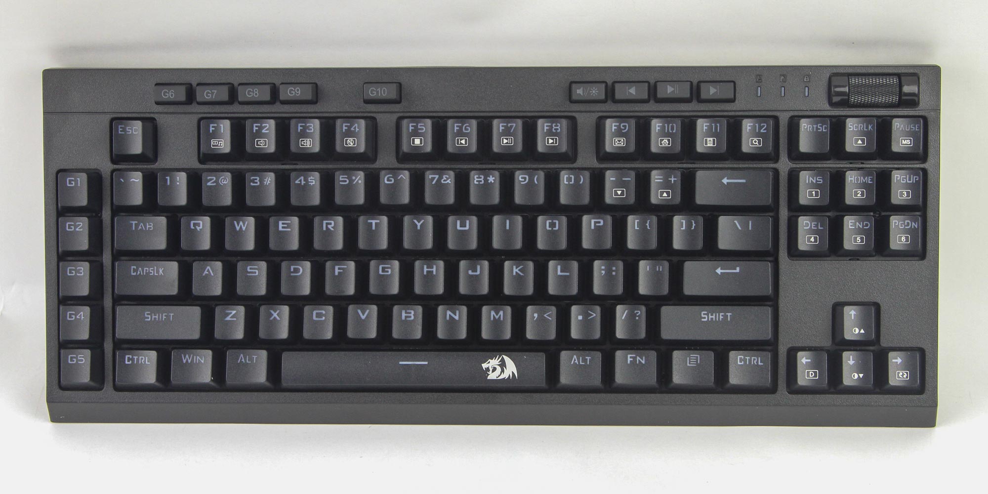 Redragon K596 Vishnu 2.4G Wireless RGB Mechanical Gaming Keyboard, 87 Keys TKL Compact Keyboard ...
