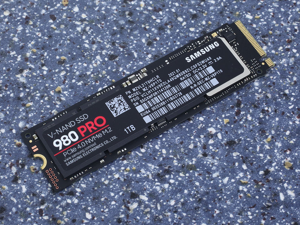 Samsung SSD 980 Pro drive review •