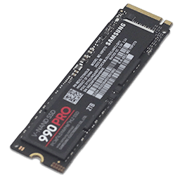 Samsung SSD SERIE 990 PRO M.2 2To 2280 PCIe Gen 4.0 x4 NVMe 2.0