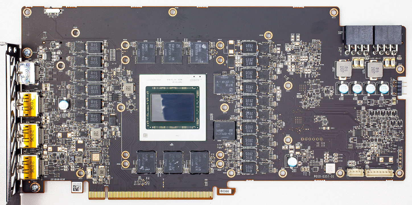 MSI Radeon RX 6800 XT Gaming X Trio Review - Circuit Board Analysis