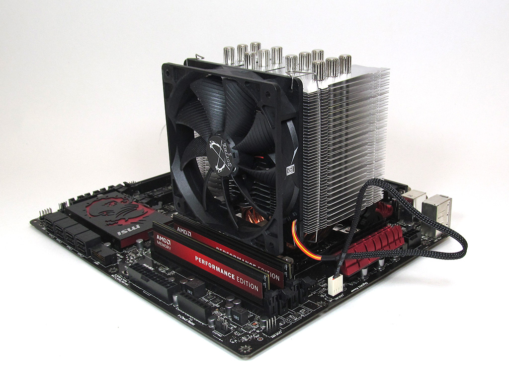 Check out the Scythe Mugen 4 cpu cooler. 