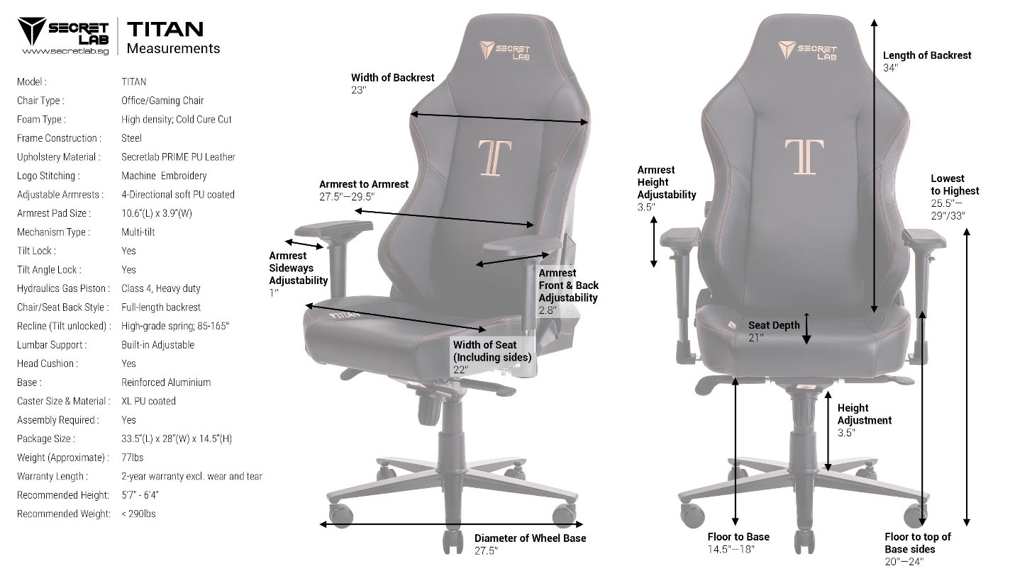 Secretlab backrest online