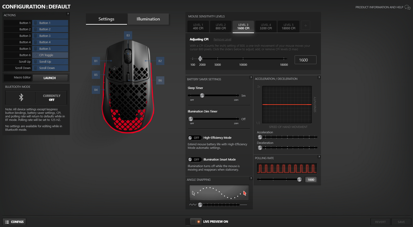 SteelSeries Aerox 3 Wireless, Bluetooth & Wired Gaming Mouse