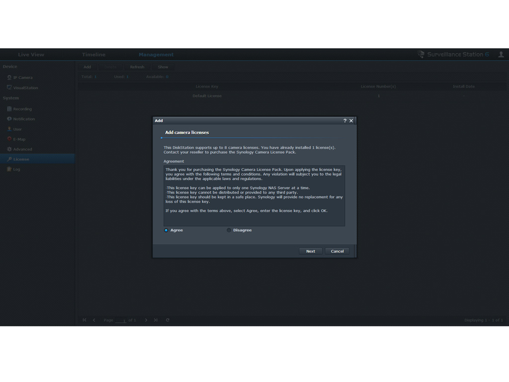 Synology camera license key new arrivals