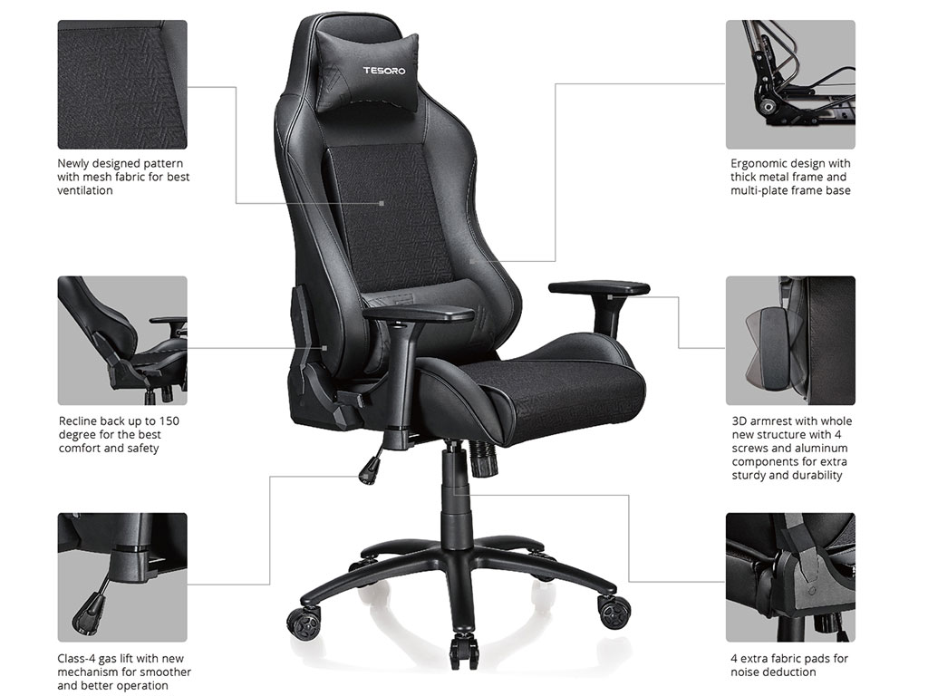 Tesoro Alphaeon S2 Gaming  Chair  Review  Assembly 