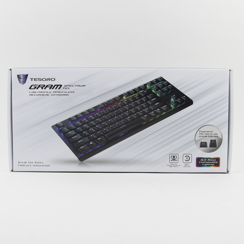 Tesoro Gram Spectrum TKL Keyboard Review - Packaging & Accessories