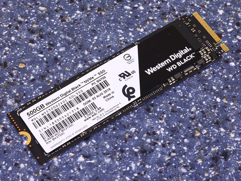 Wd Black Nvme Ssd 18 500 Gb Review Packaging The Drive Techpowerup