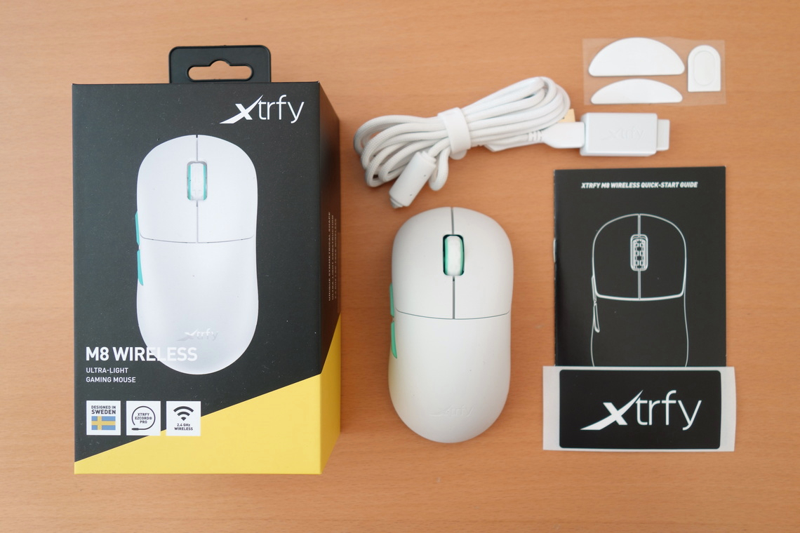 Xtrfy M8 Wireless Review - Packaging, Weight & Feet | TechPowerUp