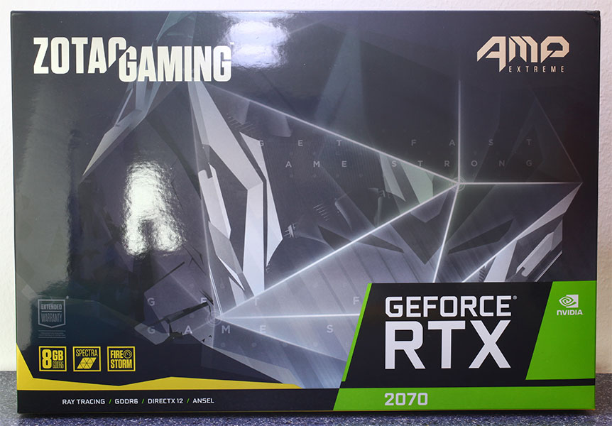 ZOTAC GeForce RTX 2070 AMP Extreme 8 GB Review - Packaging & Contents