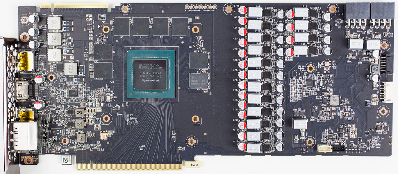 Zotac GeForce RTX 2080 AMP Extreme 8 GB Review Circuit Board Analysis TechPowerUp