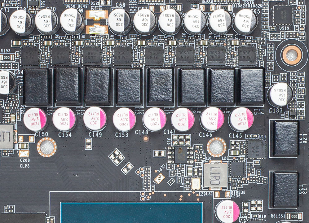 Zotac GeForce RTX 3070 Ti AMP Holo Review - Circuit Board Analysis